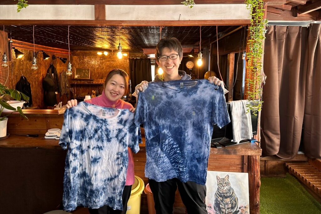 藍染・七味作り体験